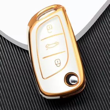 Модный чехол-книжка из ТПУ для автомобильного ключа для Citroen C1 C2 C3 C4 C5 XSARA PICA для Peugeot 306 407 807 для DS DS3 DS4 DS5 DS6