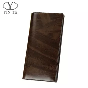 Модный кошелек YINTE, кожаный мужской кошелек, Длинная коричневая сумка, мужской кошелек высокого качества, мужской кошелек с держателем для карт, портмоне W8841A