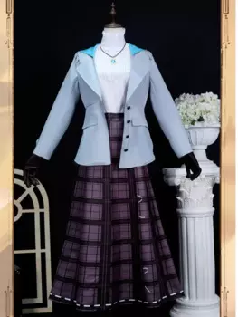 Модный костюм для косплея Элис из аниме «Личная игра», Женское пальто, верхняя юбка, повседневный костюм в наличии