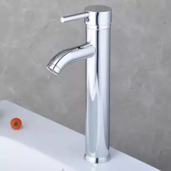 Модный медный смеситель для раковины с хромированным покрытием, смеситель для раковины в ванную комнату, латунный кухонный смеситель для раковины с одним отверстием