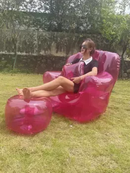 Модный надувной диван