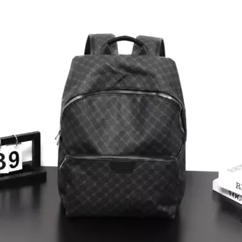 Модный новый мужской рюкзак, модная брендовая мужская сумка большой вместимости, легкий деловой клетчатый рюкзак для ноутбука