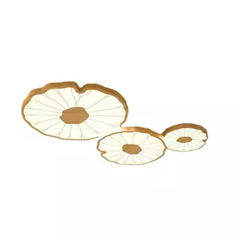 Модный потолочный светильник для спальни, современный головной светильник для зала, скандинавский бревенчатый светодиодный потолочный светильник, минималистичный светильник для гостиной с листьями лотоса