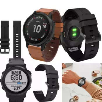 Модный ремешок для часов, ремешок из натуральной кожи, ремешок для часов, аксессуары для часов, браслет для Garmin Fenix 5S, ремешок для часов 20 мм