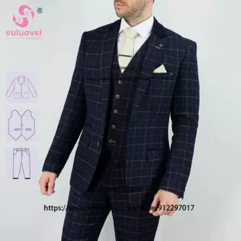 Модный женский костюм из трех предметов, брюки и блейзер