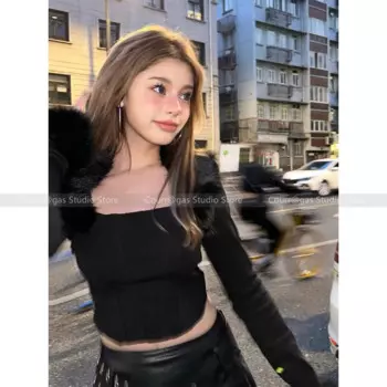 Модный Женский приталенный вязаный кардиган на раннюю осень