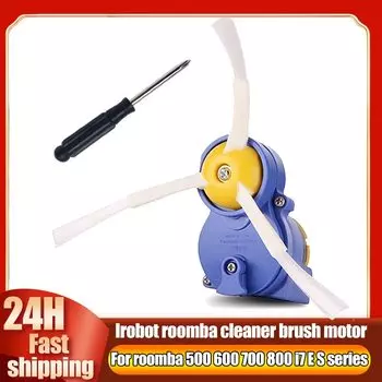 Модуль двигателя боковой щетки для iRobot Roomba 500, 600, 700, 800, 900, серия I3, модуль замены двигателя для робота-пылесоса + отвертка
