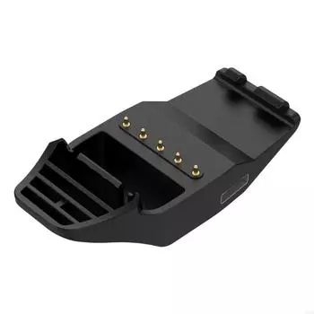 Зарядная станция для собачьего ошейника OOTDTY черного цвета