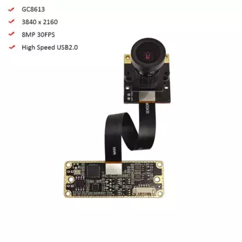 Модуль камеры 8MP HD WDR USB 30fps, широкий динамический GC8613, веб-камера 8 мегаполюсов, совместимая с UVC Plug And Play