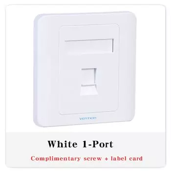 Модульная настенная пластина с портом настенные розетки Ethernet