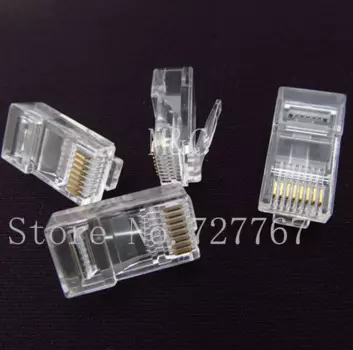 Модульный сетевой разъем RJ45 RJ-45 CAT5, 1000 шт./лот, бесплатная доставка