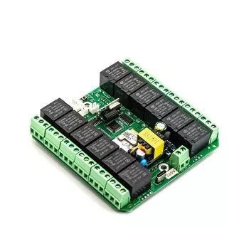 Модуль релейного переключателя LLXLJY, 12 каналов, Wi-Fi/Zigbee