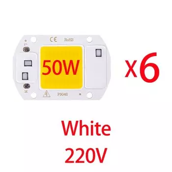 Модуль светодиодный COB Phlanp 50Вт 30Вт 20Вт 220В 6шт