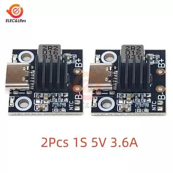 Модуль зарядки и разряда Aideepen 5В 2.8/3.6А 18650