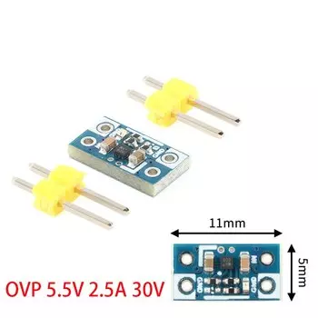 10 шт./1 шт., модуль защиты от перенапряжения OVP 5,5 В А 30 В, плата защиты питания Mini