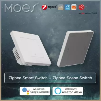 MOES New Star Ring ZigBee3.0 кнопочный переключатель