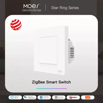 MOES New Star Ring ZigBee3.0 кнопочный переключатель
