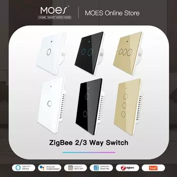 MOES Сенсорный умный выключатель света ZigBee
