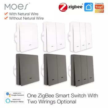 MOES Умный выключатель света ZigBee Smart Life