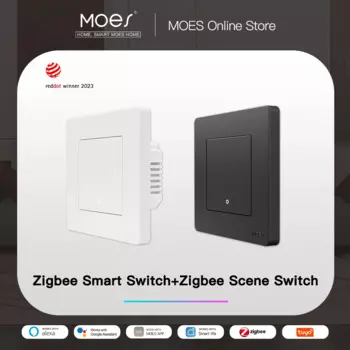 MOES Умный выключатель света Star Ring Series