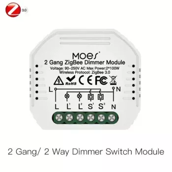 MOES Smart ZigBee Wi-Fi модуль диммера для штор