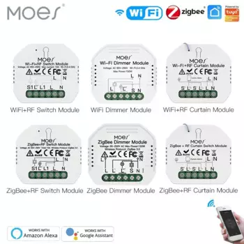 Модуль переключателя MoesHouse ZigBee WiFi для занавесок