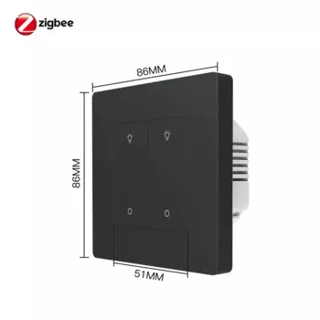 MOES Star Ring Series ZigBee Диммер 1-3 Gang