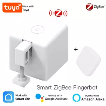 Tuya Smart Fingerbot Plus кнопка-толкатель Zigbee