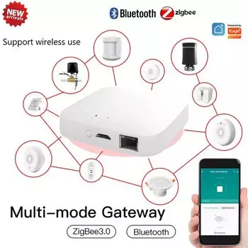 MOES Tuya Smart Multi-mode Gateway ZigBee WiFi Bluetooth Mesh Hub
