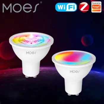 Умные светодиодные лампы MOES Tuya ZigBee GU10