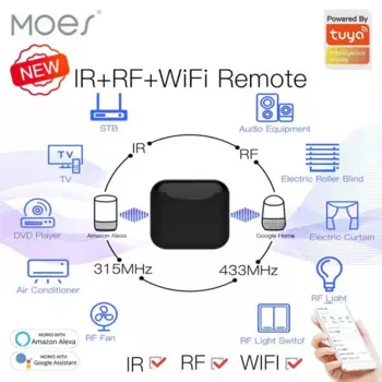 MOES WiFi RF IR Универсальный пульт дистанционного управления
