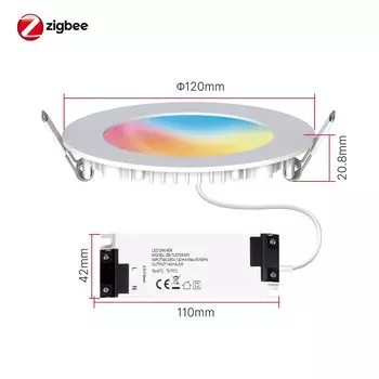 MOES ZigBee RGB точечный светильник 6 Вт