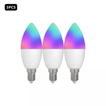 MOES Zigbee светодиодная лампа-свеча E14 5Вт RGB CCT