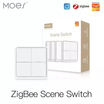 MOES ZigBee Беспроводной 12-канальный переключатель сцен
