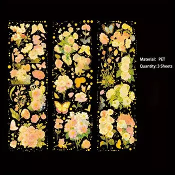 MOHAMM наклейки для скрапбукинга цветы