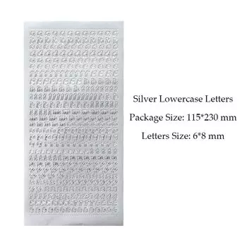 MOHAMM наклейки с буквами для фотоальбомов