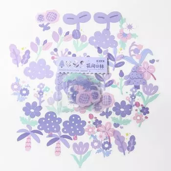 MOHAMM-PET наклейки с цветами в джунглях