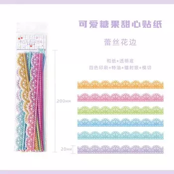 MOHAMM серебряные кружевные наклейки 24 шт