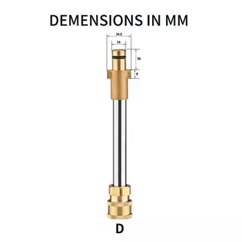 мойка высокого давления автомойка интерскол керхер керхеры для мойки авто Адаптер стержневой трубки 10 см для пистолета высокого давления с быстрой установкой 1/4 для Karcher Lavor Bosch Nilfisk Interskol