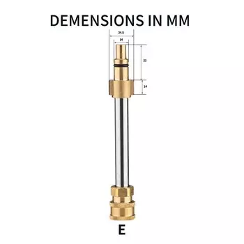 мойка высокого давления пистолет для пены водяной пистолет автомойка моика высоково давления Адаптер для трубки для мойки высокого давления Karcher, Lavor, Bosch, Nilfisk, Interskol, 10 см