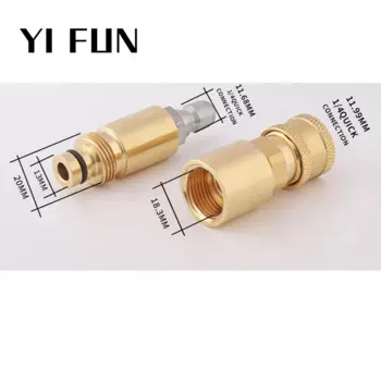 мойка высокого давления водяной пистолет керхер автомойка Адаптер для Karcher HD, головка пистолета для мойки высокого давления, 1/4 дюйма, быстрое подключение, новый и старый стиль, для Karcher, трубка для мойки