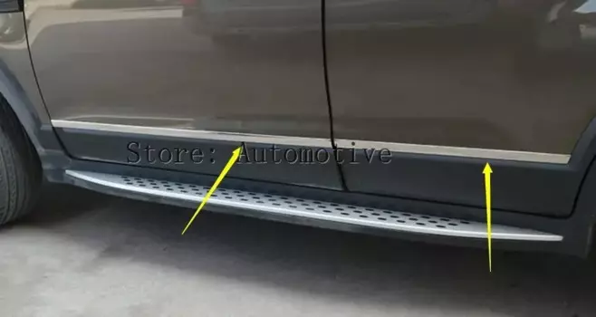 Молдинговая лента для боковых дверей Chevrolet Holden Captiva 2012 - 2015