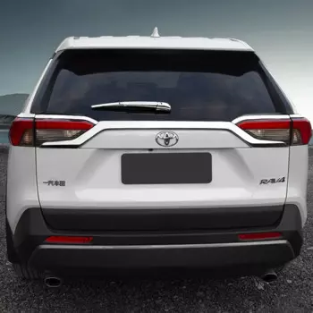 Молдинговая отделка заднего багажника для TOYOTA RAV4 2019 2020 2021 2022, модификация автомобильных запчастей