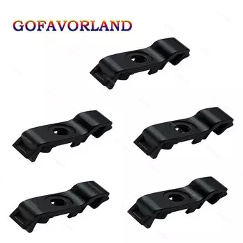 Молдинговые зажимы 33152-TLA-A01 33152TLAA01 для передней левой или правой фары, черные нейлоновые зажимы для Honda CRV CR-V 2017 2018 2019 2020