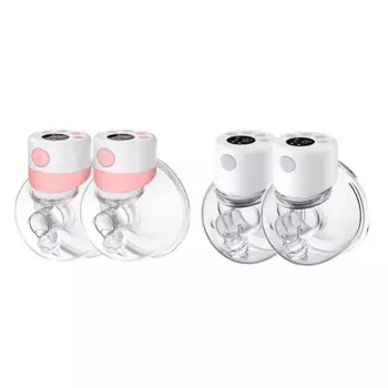 Молокоотсос Hands-Free, переносной молокоотсос с двойным фланцем, дорожный молокоотсос, Электрический молокоотсос