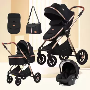 Монеты Para LW. Роскошная детская коляска 4 в 1, складная детская коляска Kinderwagen, коляска 3 в 1, с автокреслом