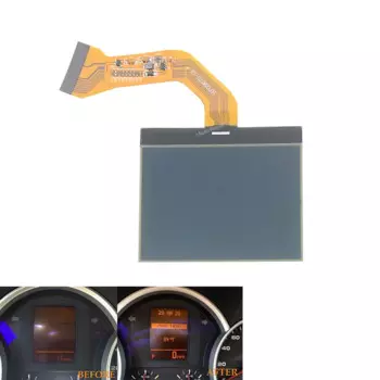 Монохромный ЖК-дисплей для ремонта пикселей VW Touareg Porsche Cayenne на красном/желтом фоне