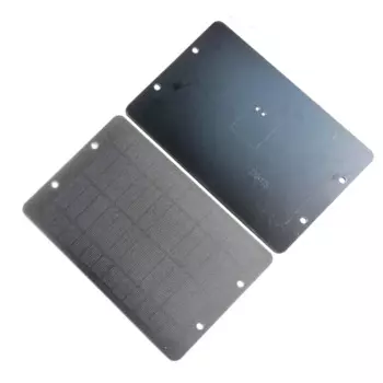 Монокристаллическая солнечная панель для домашних животных BUHESHUI, 6 в, 6 Вт, Маленькая солнечная батарея, батарея для велосипеда, для самостоятельного использования, солнечное зарядное устройство, 100 шт., оптовая продажа