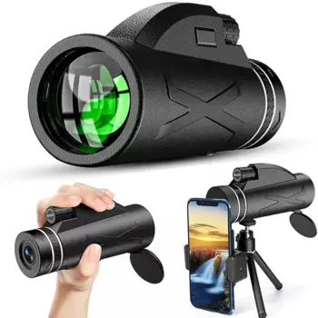 Монокуляр высокой четкости HD80X100 для детей, мощный наружный сценический телескоп для наблюдения за птицами и рыбалки
