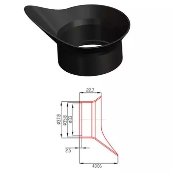 Монокулярный прицел, резиновые чашки для откатного глаз, замена для устройства ночного видения, защита для глаз NVG, защитная крышка